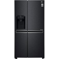 LG GSL760MCXV American Style Fridge Freezer With Plumbed Ice & Water - Matte Black