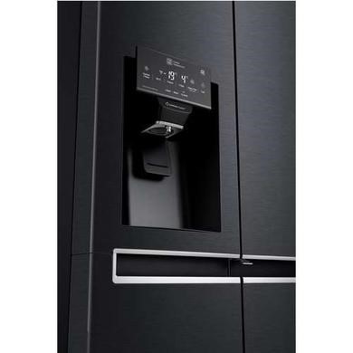 Lg Gsl760mcxv American Style Fridge Freezer With Plumbed Ice Water Matte Black Appliances Direct