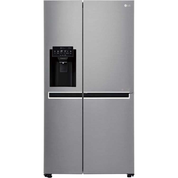 GRADE A2 - LG GSL760PZXV Frost Free Side-by-side American Fridge Freezer - Shiny Steel