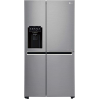GRADE A3 - LG GSL760PZXV 601 Litre American Style Fridge Freezer Frost Free 2 Door 91cm Wide - Silver