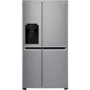 GRADE A3 - LG GSL760PZXV 601 Litre American Style Fridge Freezer Frost Free 2 Door 91cm Wide - Silver
