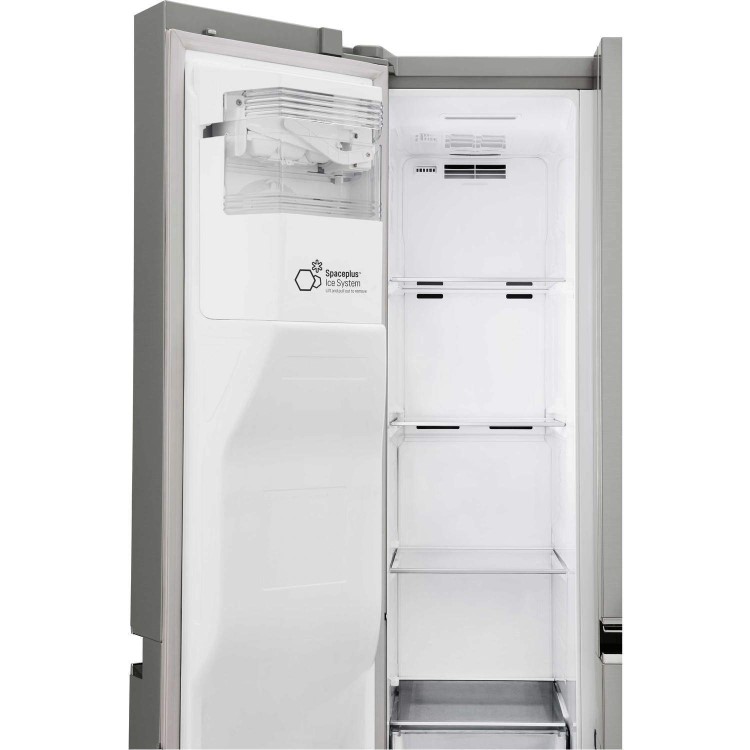 GRADE A2 - LG GSL760PZXV Frost Free Side-by-side American Fridge Freezer - Shiny Steel