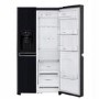 LG GSL760WBXV 601L Side-by-side American Fridge Freezer With Plumbed Ice & Water Dispenser - Black