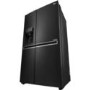 LG GSL760WBXV 601L Side-by-side American Fridge Freezer With Plumbed Ice & Water Dispenser - Black