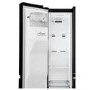 LG GSL760WBXV 601L Side-by-side American Fridge Freezer With Plumbed Ice & Water Dispenser - Black