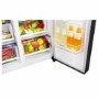 LG GSL760WBXV 601L Side-by-side American Fridge Freezer With Plumbed Ice & Water Dispenser - Black