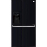 LG GSL760WBXV 601L Side-by-side American Fridge Freezer With Plumbed Ice & Water Dispenser - Black