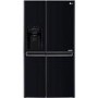 LG GSL760WBXV 601L Side-by-side American Fridge Freezer With Plumbed Ice & Water Dispenser - Black