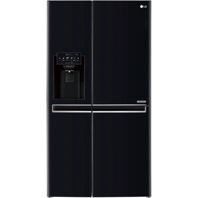 GRADE A2 - LG GSL760WBXV 601L Side-by-side American Fridge Freezer With Plumbed Ice & Water Dispenser - Black