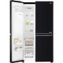 LG GSL760WBXV 601L Side-by-side American Fridge Freezer With Plumbed Ice & Water Dispenser - Black