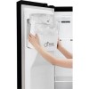 LG GSL761MCXV American Style Fridge Freezer With Non-Plumbed Ice &amp; Water Dispenser - Matte Black