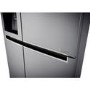 GRADE A2 - LG GSL761PZXV Side-by-side American Fridge Freezer With Non-plumb Ice & Water Dispenser Shiny Steel