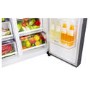 GRADE A2 - LG GSL761PZXV Side-by-side American Fridge Freezer With Non-plumb Ice & Water Dispenser Shiny Steel