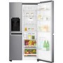 GRADE A2 - LG GSL761PZXV Side-by-side American Fridge Freezer With Non-plumb Ice & Water Dispenser Shiny Steel