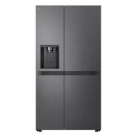 LG NatureFRESH 638 Litre Side-by-Side American Fridge Freezer - Matte Black