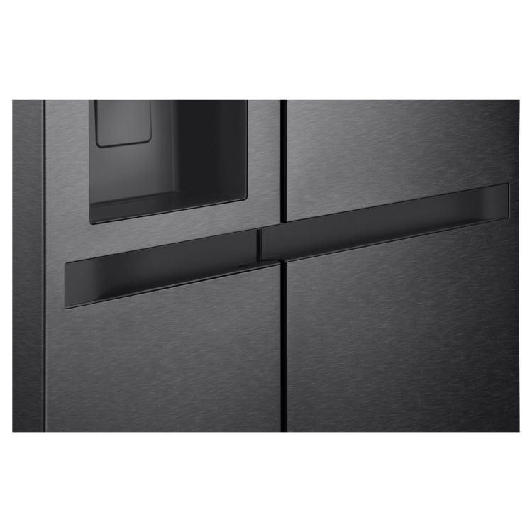 LG NatureFRESH 638 Litre Side-by-Side American Fridge Freezer - Matte Black