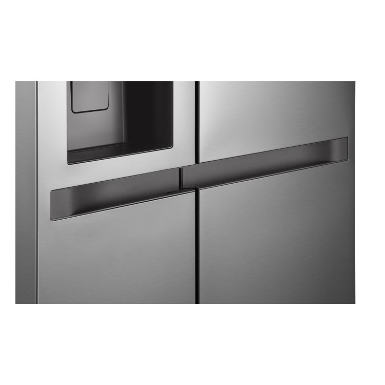 Refurbished LG NatureFRESH 638 Litre Side-by-Side American Fridge Freezer - Prime Silver