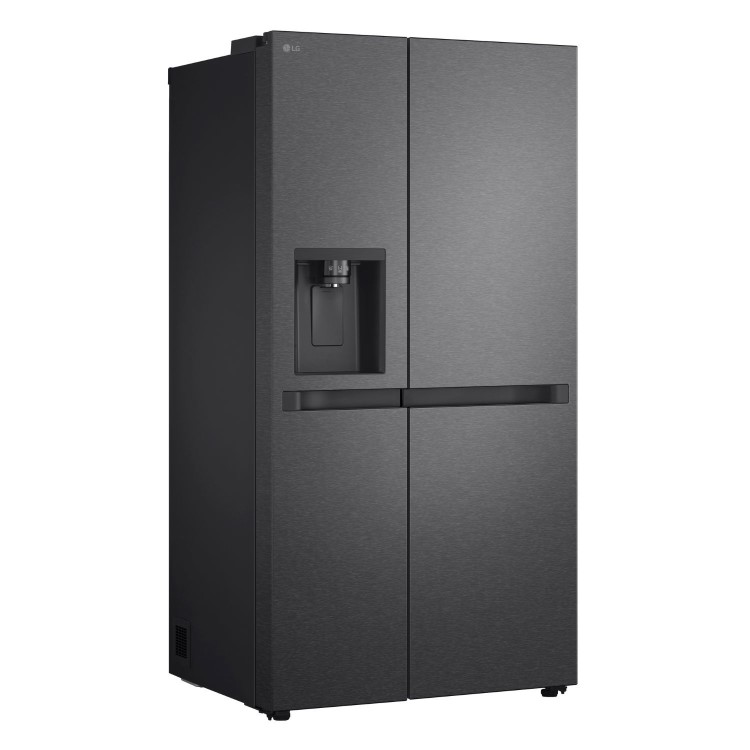 LG NatureFRESH 641 Litre Side-by-Side American Fridge Freezer -  Black