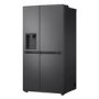 LG NatureFRESH 641 Litre Side-by-Side American Fridge Freezer -  Black