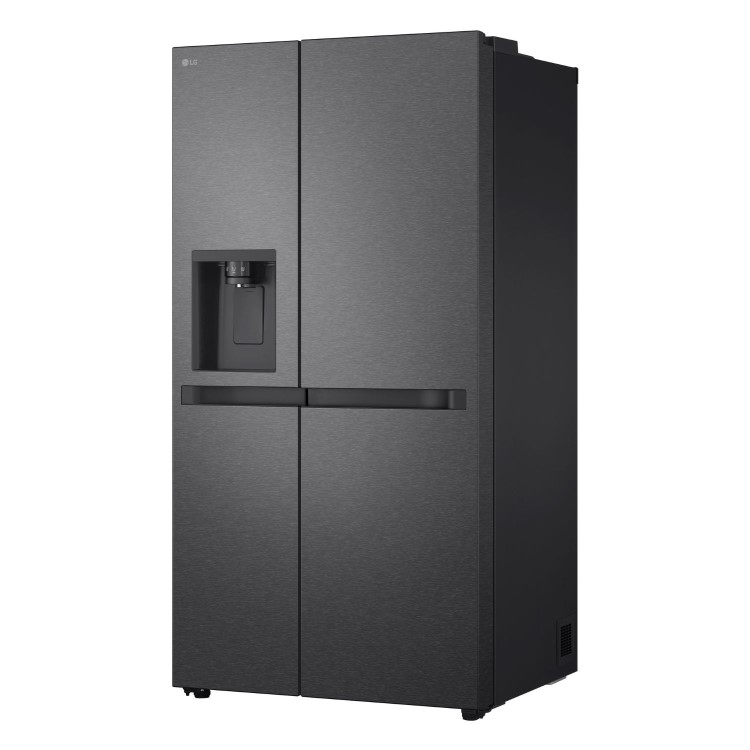 LG NatureFRESH 641 Litre Side-by-Side American Fridge Freezer -  Black