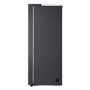 LG NatureFRESH 641 Litre Side-by-Side American Fridge Freezer -  Black