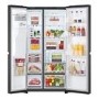LG NatureFRESH 641 Litre Side-by-Side American Fridge Freezer -  Black