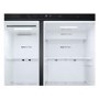LG NatureFRESH 641 Litre Side-by-Side American Fridge Freezer -  Black