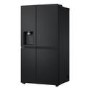 LG NatureFRESH 628 Litre Side-by-Side American Fridge Freezer -  Black