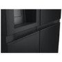 LG NatureFRESH 628 Litre Side-by-Side American Fridge Freezer -  Black