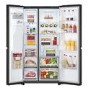 LG NatureFRESH 628 Litre Side-by-Side American Fridge Freezer -  Black