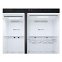 LG NatureFRESH 628 Litre Side-by-Side American Fridge Freezer -  Black