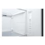 LG NatureFRESH 635 Litre Side-by-Side American Fridge Freezer - Shiny Steel