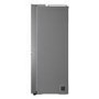 LG NatureFRESH 635 Litre Side-by-Side American Fridge Freezer - Shiny Steel