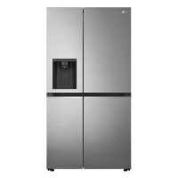 Refurbished LG GSLV70PZTF 635 Litre American Fridge Freezer Steel 
