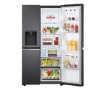 LG NatureFRESH 635 Litre Side-by-Side American Fridge Freezer - Matte Black