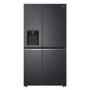 LG NatureFRESH 635 Litre Side-by-Side American Fridge Freezer - Matte Black