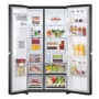 Refurbished LG GSLV71MCTF Freestanding 635 Litre Frost Free American Fridge Freezer Black