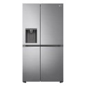 GSLV71PZTD LG NatureFRESH 635 Litre Side-by-Side American Fridge Freezer - Shiny Steel