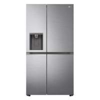 Refurbished LG NatureFRESH 635 Litre Side-by-Side American Fridge Freezer - Shiny Steel Refurbished LG NatureFRESH 635 Litre Side-by-Side American Fridge Freezer - Shiny Steel