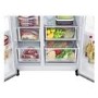 Refurbished LG NatureFRESH 635 Litre Side-by-Side American Fridge Freezer - Shiny Steel