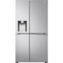 LG 635 Litre Side-By-Side American Fridge Freezer - Stainless steel