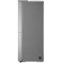 LG 635 Litre Side-By-Side American Fridge Freezer - Stainless steel