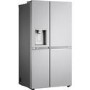 LG 635 Litre Side-By-Side American Fridge Freezer - Stainless steel