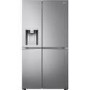 LG 635 Litre Side-By-Side American Fridge Freezer - Stainless Steel