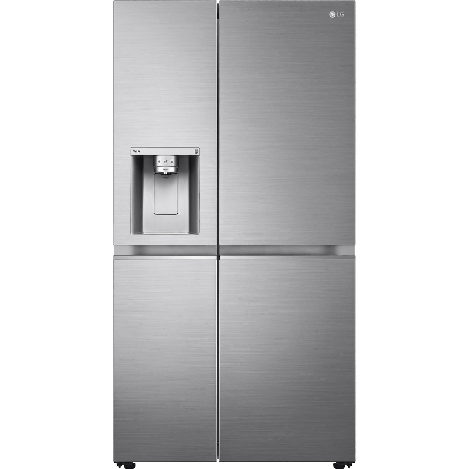 LG UVnano American Fridge Freezer With Ice And Water Dispenser - Shiny Steel