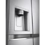 LG 635 Litre Side-By-Side American Fridge Freezer - Stainless Steel