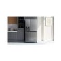 LG 635 Litre Side-By-Side American Fridge Freezer - Stainless Steel