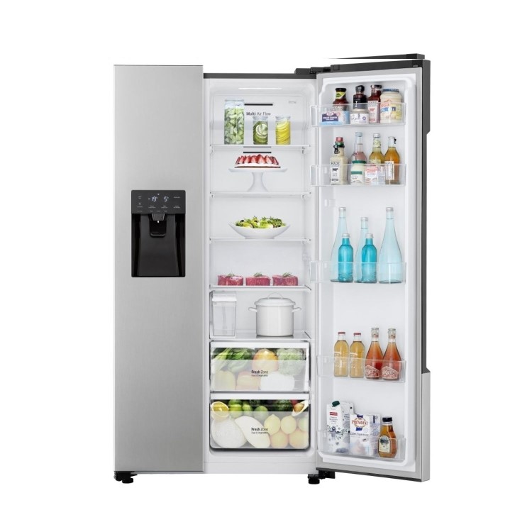 Refurbished LG GSM32HSBEH 562 Litre Frost Free American Fridge Freezer Silver