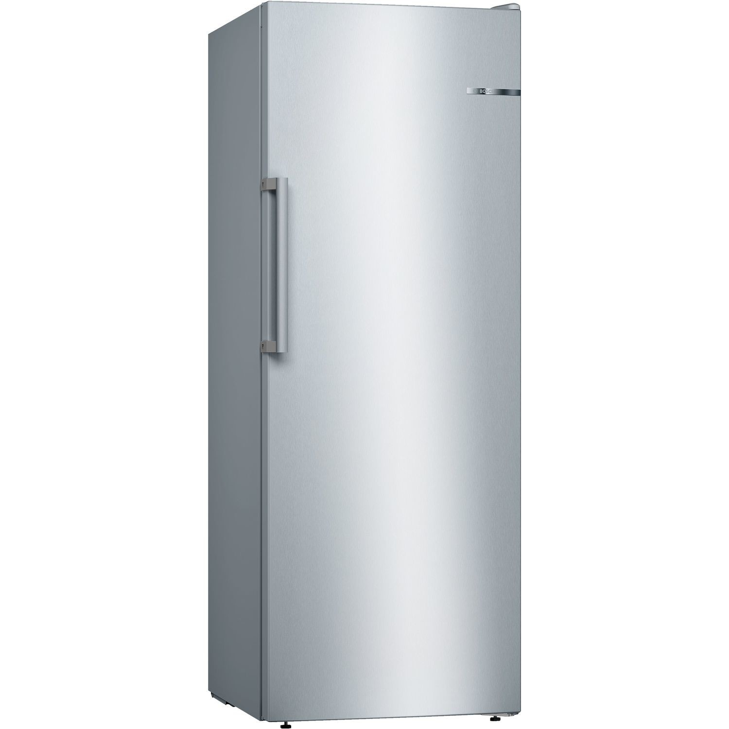 Bosch Serie 4 161x60cm Upright Freestanding Freezer - Stainless Steel Look