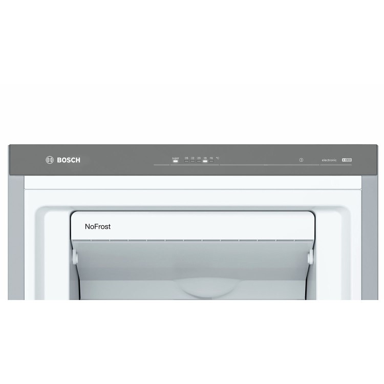 Bosch Series 4 200 Litres Freestanding Freezer - Stainless Steel Look